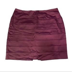 Purple Womens Pencil Skirt (O)